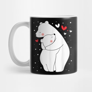 Mama And Baby Polar Bear Zookeeper Wildlife Nature Lover Mug